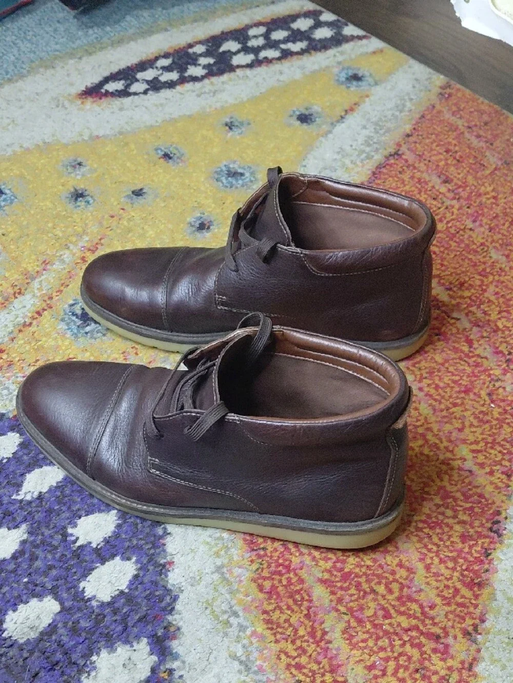 Clarks Grandin Top Chukka Boots Lace-Up Dress Shoes
